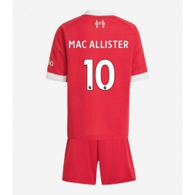 Dětské fotbalový komplet Liverpool Alexis Mac Allister #10 Domácí košile 2025-26 Krátkým Rukávem